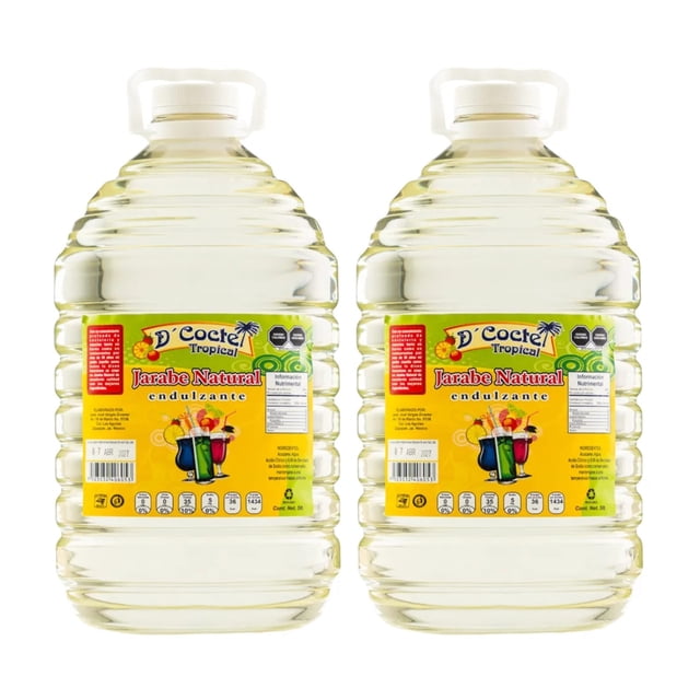 Duo Pack Jarabe De Coctel Natural 5000 Ml