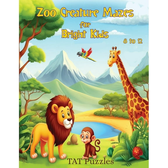 Mazes for Bright Kids Zoo Creature Mazes for Bright Kids: 8-12 yrs, Book 9, (Paperback)