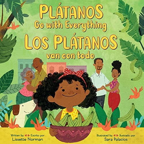 Pre-Owned Pltanos Go with Everything/Los Pltanos Van Con Todo: Bilingual English-Spanish (Hardcover) 006324778X 9780063247789