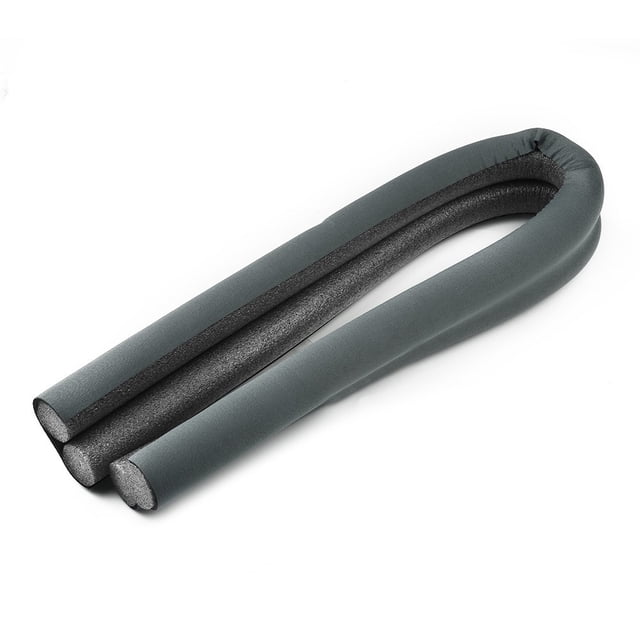 Bande d'Étanchéité Imperméable Exclueur de Tirage Garde de Fond de Porte Double Gris
