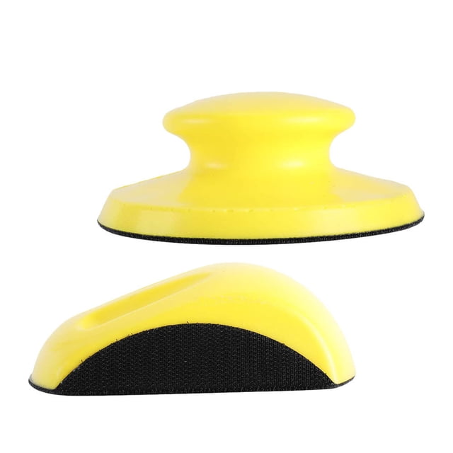 OUNONA 2Ud Polishing Disk Manual Grinding Disc Amarillo Con Agarre Cómodo Para Eficiente