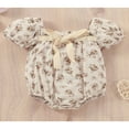 thumbnail image 2 of Bébé bébé Filles Body Robe Fleur Imprimé Manches Courtes Robe Décontractée Vêtements, 2 of 7
