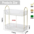 thumbnail image 2 of Countertop storage cosmetics rack skin care storage rack transparent skin care storage rack bathroom dressing table storage rack cosmetics storage rack perfume dressing table tray, 2 of 5