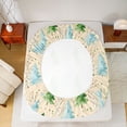 thumbnail image 5 of Castle Fairy Green Tree Full Size Sheets for Teens,Vintage Retro Bed Sheets, 5 of 7