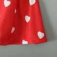 thumbnail image 6 of Plebaso Toddler Baby Girls Cute Long Sleeve Heart Letter Print Ruffles Strap Skirt Two-piece Suit, 6 of 7