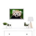 thumbnail image 2 of Cute Animal Photo Red Panda Bear Cat Portrait Artwork Framed Wall Art Print A4, 2 of 4