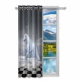thumbnail image 2 of YUSDECOR Rideaux Occultants Cheval pour Fenêtre Chambre Salon Cuisine 52x84 Pouces, 2 of 2