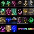 thumbnail image 4 of Labymos Lampe de Chevet Design Mignon 3 * AA Alimentée par USB Portable, 4 of 8