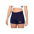 thumbnail image 3 of Shorts de vóleibol para mujer Mizuno azul marino con entalle interno de 10 cm XXS, 3 of 7