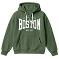 thumbnail image 3 of MHFRRA Sudadera con Capucha, Suave, Cómoda, Estilo Jersey para Uso Informal Al Aire Libre, Ligera, Deportiva, con Cremallera Verde, 3 of 3