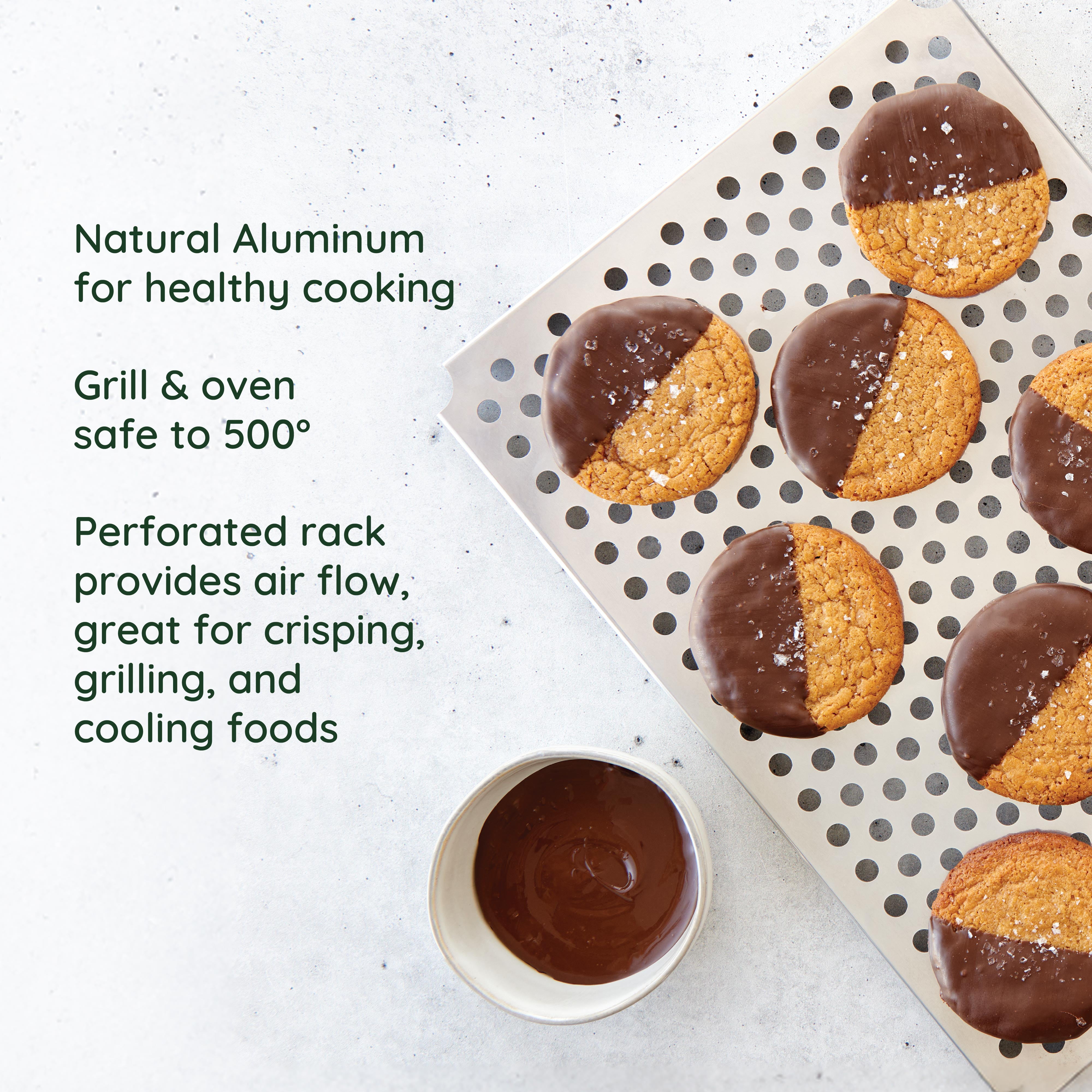 Nordic Ware Naturals 13" x 18" Multi-Purpose Baking, Crisping, and Grilling Rack