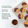 thumbnail image 3 of Nordic Ware Naturals 13" x 18" Multi-Purpose Baking, Crisping, and Grilling Rack, 3 of 9