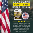 thumbnail image 5 of PetraMax Lockscape Rock Glue for Landscaping, 1 Gallon - 100% Permeable & Pet-Safe Landscape Adhesive for Stones & Pebbles - Ready to Spray Pea Gravel Binder & Mulch Glue for Landscaping, 5 of 8