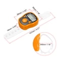 thumbnail image 2 of 0-99999 5 Digital LED Display Finger Tally Counter with Case, Orange, 2 of 5