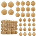 thumbnail image 1 of Velvet Valentines Day Gift Ornaments 46Pcs Flocked Tree Decorations Hanging Ornaments Assorted Light Yellow Holiday Balls Xmas Home Decor Set for Valentines Tree Valentines Day Gift Ornaments Valenti, 1 of 4