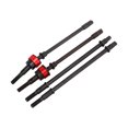thumbnail image 4 of RC Drive Shaft CVD Set, Wear Resistant Adjustable Reliable Front Rear Axle CVD Straight Drive  For Axial SCX10 For 1/10 RC Car ANGGREK Rojo, 4 of 8