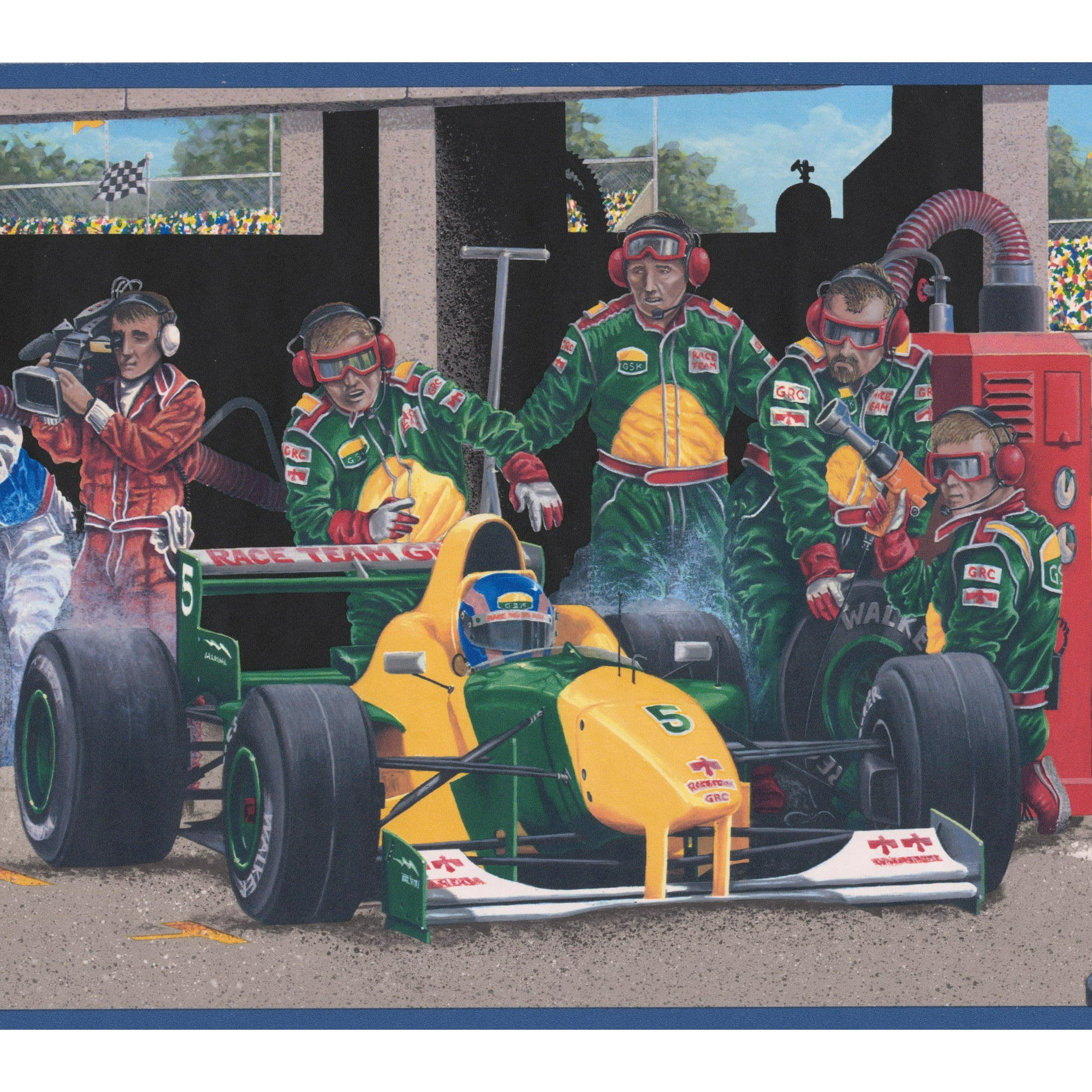 Race Car Wallpaper Border