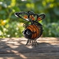 thumbnail image 3 of Solar Bee Garden Decor Metal Outdoor Lantern Sculpture with Integrated LED Light for Yard Patio Lawn Pathway Courtyard, 3 of 7