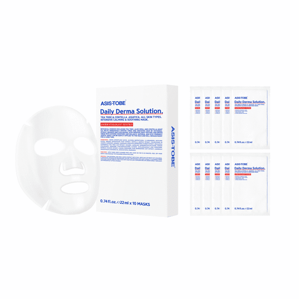 Asis Tobe Daily Derma Solution 10 Masks Walmart Com Walmart Com