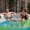 thumbnail image 4 of Lifesmart LS700DX Hot Tub - 7 Person, 90-Jet, 220-Volt, Sea Salt/ Espresso Brown, 4 of 19