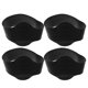 thumbnail image 1 of unbranded 2Pares Accesorios Cubre Cordones Para Fútbol Baseball Silicona Elástica Negro, 1 of 7