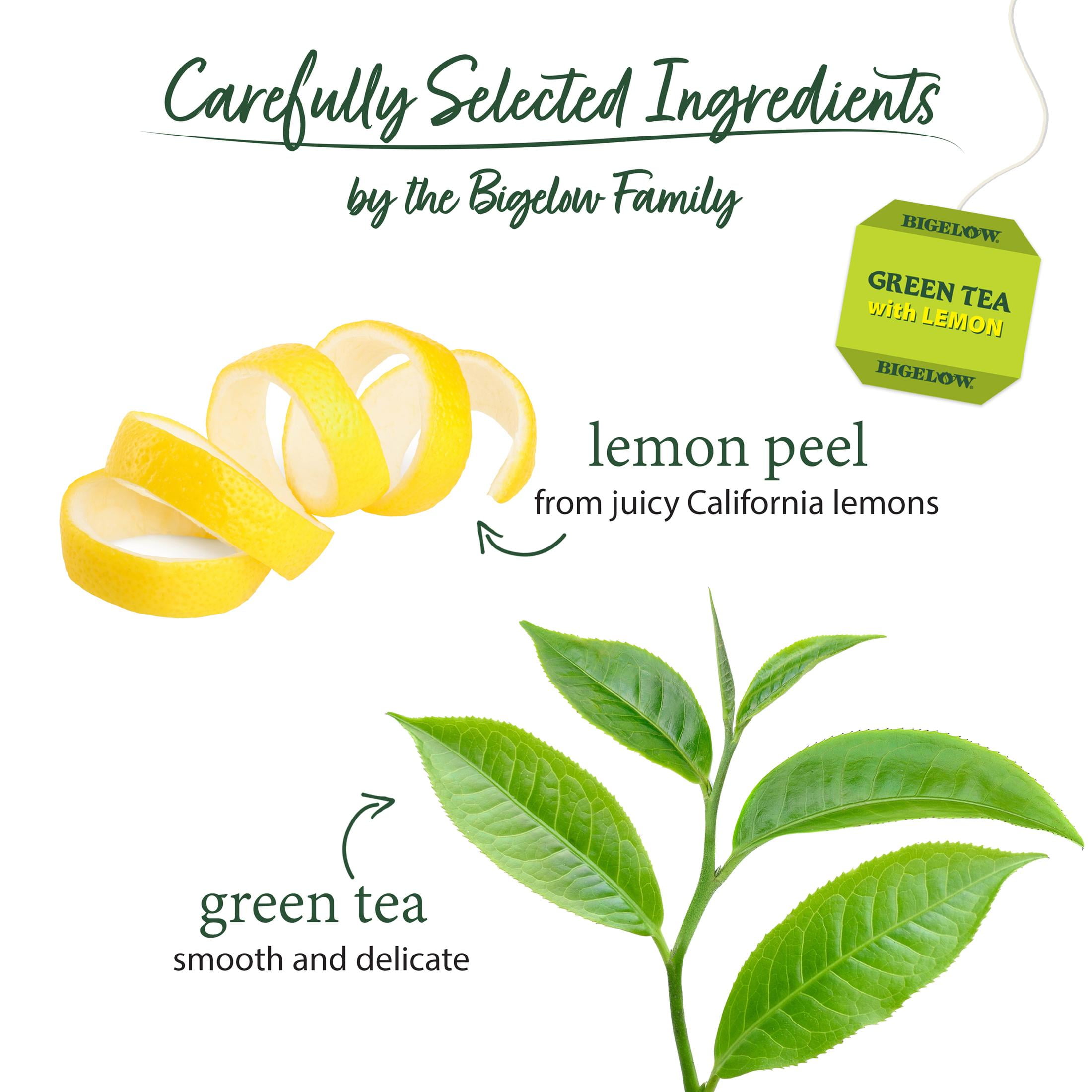 Bigelow Green Tea With Lemon, 20 Ct Tea Bags, 4 Pack