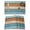Blue, variant on Farmhouse Teal Brown Placemats Set of 4, Vintage Wooden Striped Placemats for Dining Table, Place Mats for Kitchen Tabletop, Waterproof Wipeable Dining Table Mats Set