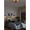 thumbnail image 5 of P350169-143-Progress Lighting-Gulliver - 2 Light Flush Mount-Graphite Finish, 5 of 9