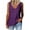 Purple, variant on SEAOPEN Womens Tank Tops Casual Fashion V Neck Strappy Sequin Sparkle Shimmer Camisole Sleeveless Tanks Tops Black,2XL