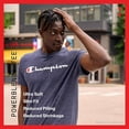 thumbnail image 2 of Champion Men's Powerblend Graphic Tee, White Small Script, Large, 2 of 2