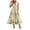 Yellow, variant on PBFRDSJ A Line Dresses for Women Summer Sleeveless Boho Floral Print Beach Sundress Elegant V Neck Pleated Long Dresses
