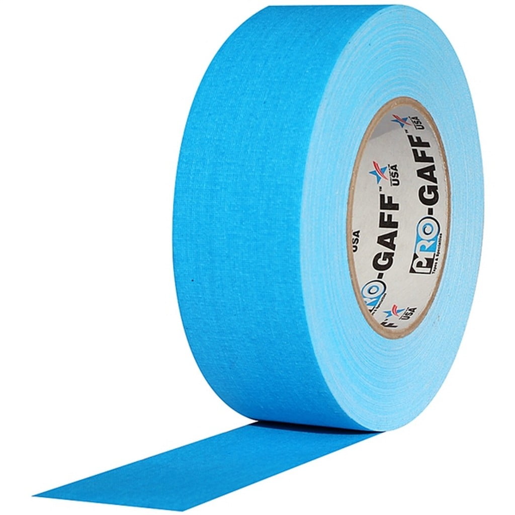 Pro Gaff Fluorescent Blue Gaffers Tape 2" x 50 Yard Roll