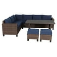 Better Homes & Gardens Brookbury 5Piece Patio Wicker Dining Sectional
