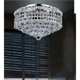 thumbnail image 2 of CWI Lighting Luminous 3 Light Flush Mount With Chrome Finish, 2 of 5