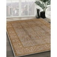 thumbnail image 2 of Ahgly Company Indoor Rectangle Mid-Century Modern Light Brown Oriental Area Rugs, 8' x 12', 2 of 6