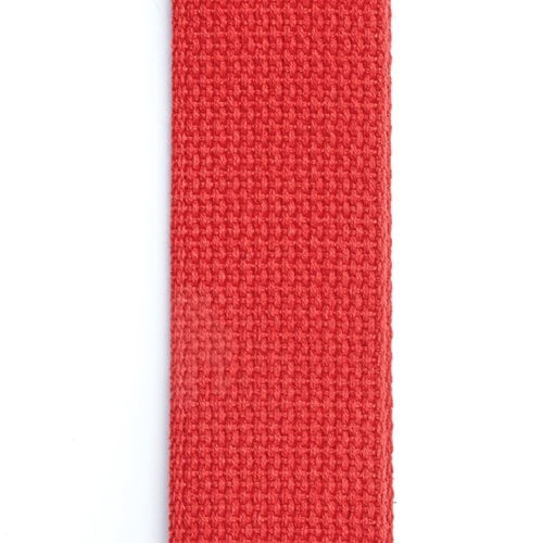 D'Addario Cotton Guitar Strap, Red