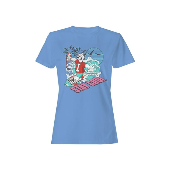 Officially Licensed Icee Surfing Polar Bear Adventure Women's T-shirt