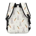 thumbnail image 4 of Wukai Retro Rabbit Laptop Backpack Casual Travel Backpack Large School Bag for College, Business,Travel-One Size, 4 of 5