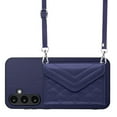 thumbnail image 2 of Nalacover Crossbody Wallet Case for Samsung S23 FE RFID Blocking Card Slot Holder, Magnetic Flip Folio Purse Case, PU Leather Envelope Design Handbag Women Girls for Samsung Galaxy S23 FE, Blue, 2 of 10