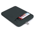 thumbnail image 4 of MOSISO Laptop Sleeve Briefcase for 13 inch New MacBook Pro A2251 A2289 A2159 A1989 A1706 A1708 New Air 13 A2179 A1932 Polyester Notebook Sleeve Case Bag, Midnight Green, 4 of 6