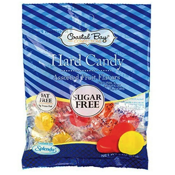Coastal Bay Confections (2) Bags Sugar Free Hard Candy Assorted Fruit