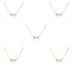 thumbnail image 3 of Collar Constelaciones Zodiaco Minnieouse Oro Rosa Aries, 3 of 6