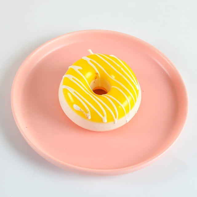5Pcs Simulation Food Refrigerator Magnet, SSZMDLB Stress ReliefToy, Simulation Food Donut Cake Dessert Refrigerator Magnet, Realistic 3D Fridge Sticker for Kitchen Office Decor, Squeezable Sensory