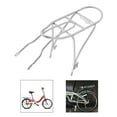 thumbnail image 1 of Bike Rear Rack Seat Post Mount Luggage Carrier - with Spring Clip, 34.6x13x27cm, 1 of 8