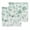 White Fruit Green, variant on Green Botanical Dish Towels Set, Waffle Weave Kitchen Towels 2 Pieces, Watercolor Spring Floral Summer Microfiber Hair Face Bath Tea Towel Absorbent Quick Drying Cleaning Dish Cloths, 12"x12"