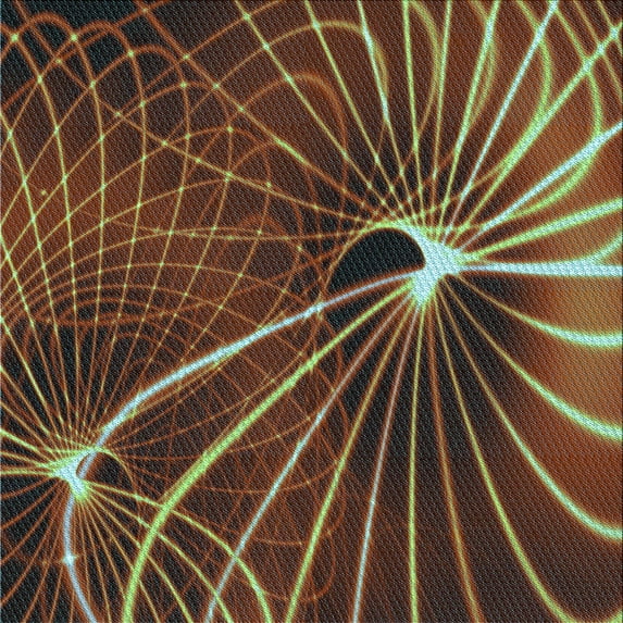 Ahgly Company Machine Washable Indoor Square Transitional Brown Area Rugs, 5' Square