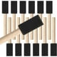thumbnail image 1 of Poly Foam Paint Brushes, 12 Pack, 1 Inch Sponge Brushes for Painting, Paint Sponges Set, Light and Durable, Ideal for Painting and Cleaning, 1 of 5