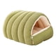 thumbnail image 3 of Casa cueva para mascotas, cama para mascotas, regalos, suministros lavables y versátiles, cómodas camas de algodón PP. Verde M, 3 of 9