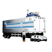 Optimus Prime MP10-V War for Cybertron Figure - Voyager Class with Trailer, Color A Replicas, Movie-Accurate Collectible Toy