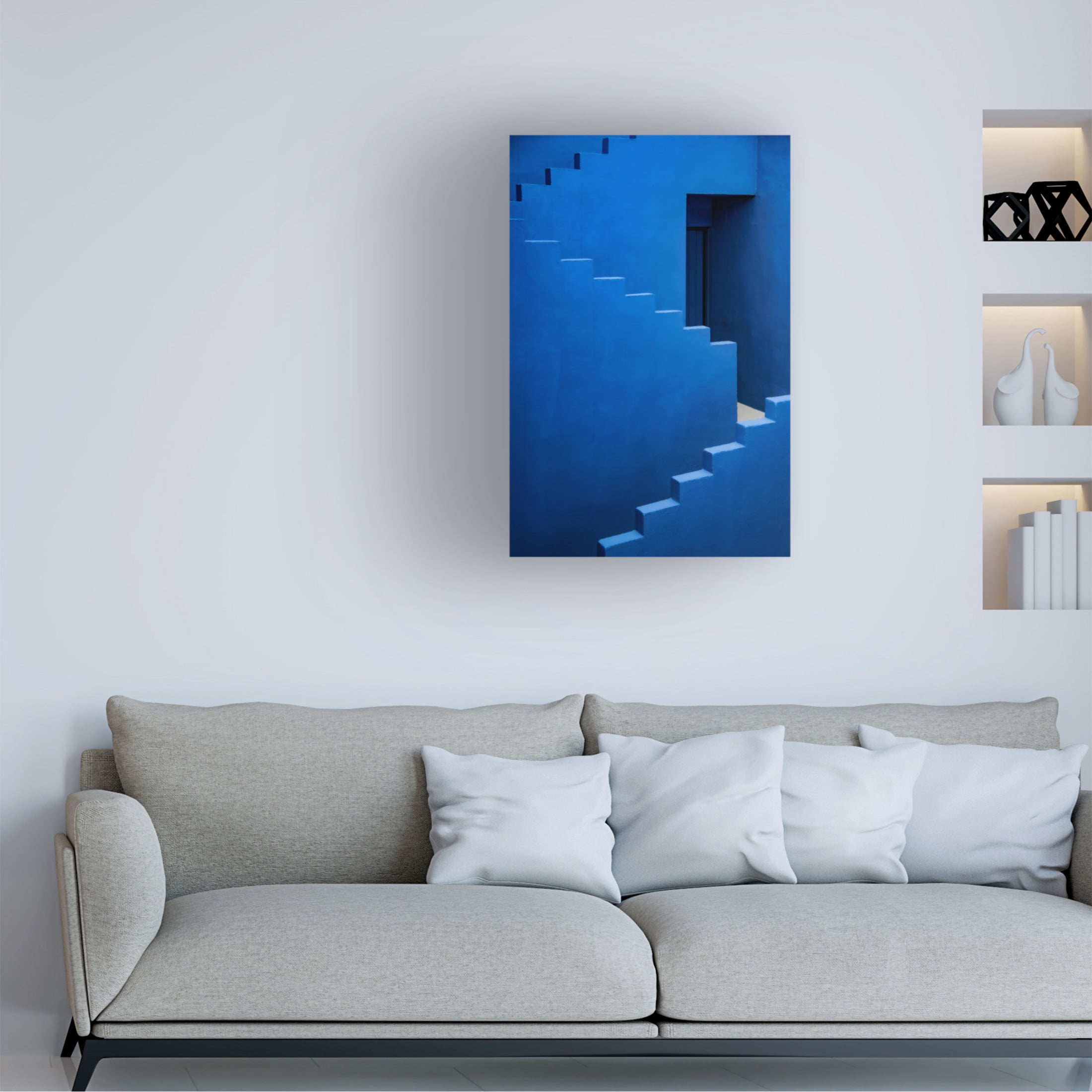 Trademark Fine Art Linda Wride Muralla Roja 11 Canvas Wall Art